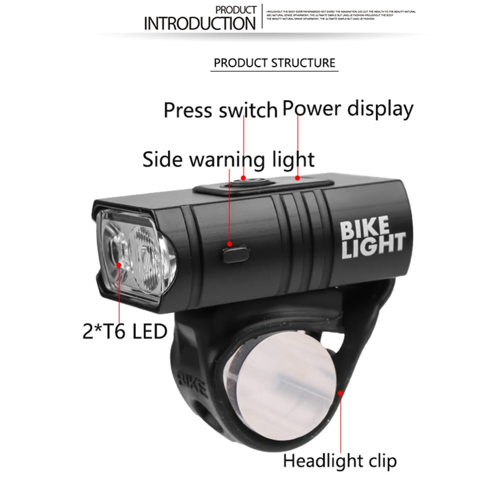 Rechargeable Waterproof Bicycle Light